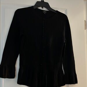 Talbots Black Button Down Shirt